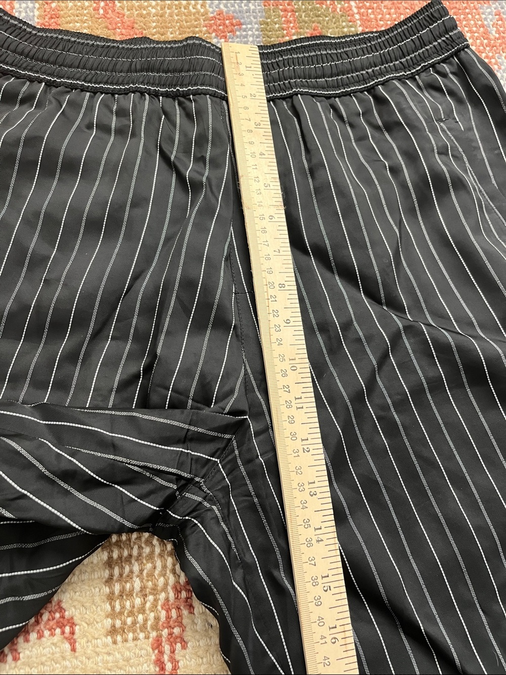 Neil Barrett City Shorts Black White Pinstripe Italian Made - Picture 3 of 11